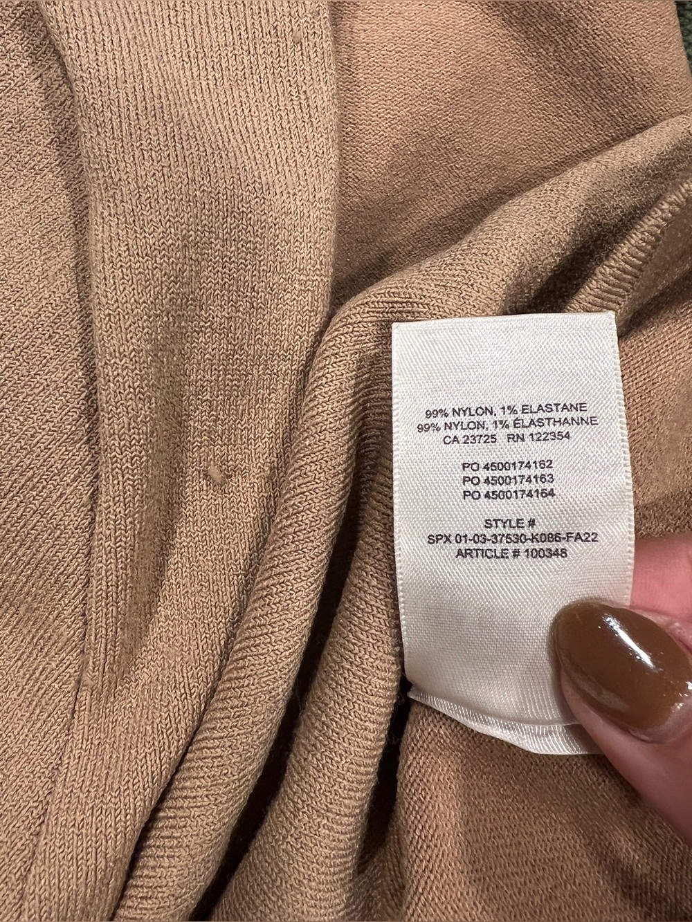 Babaton Aritzia Beige Crop Long Sleeve - Picture 4 of 4